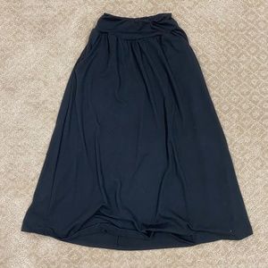 Black Midi Skirt
